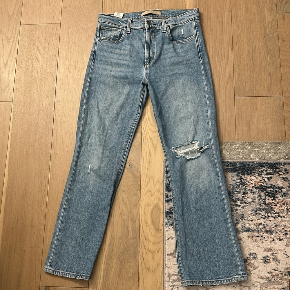 Joe’s Jeans “The Callie” High Rise Cropped Boot Jeans Size 27